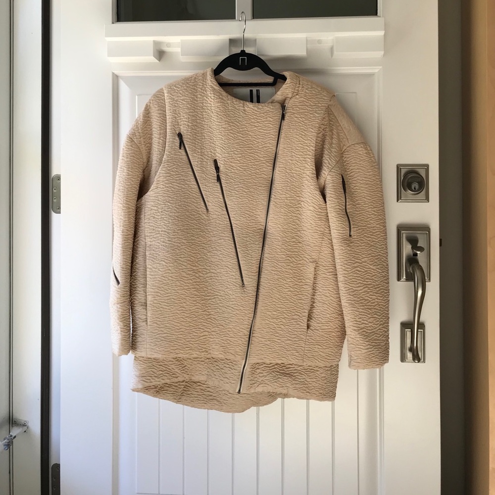 Unique TopShop cream jacket